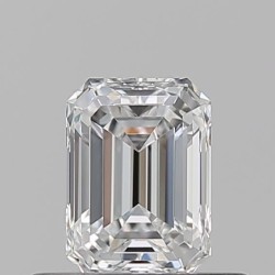 Diament szlif szmaragdowy, 0.51ct, VVS1, E, GIA 6532388068